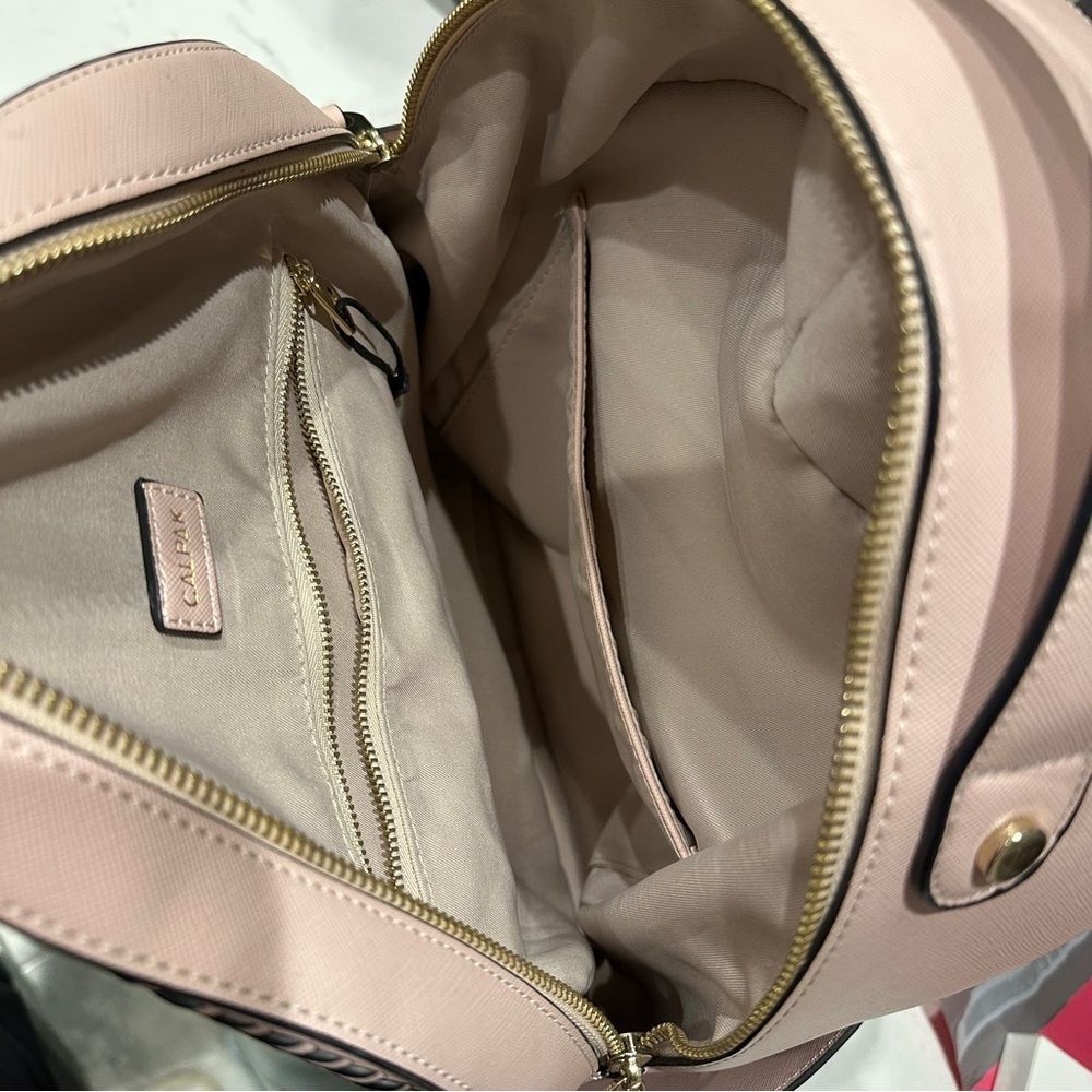 Calpak pale pink Backpack with Stitch Detail - Picture 6 of 8